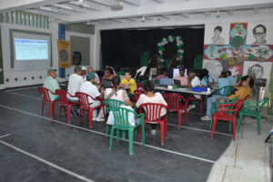 Fotografía del taller sobre páginas web